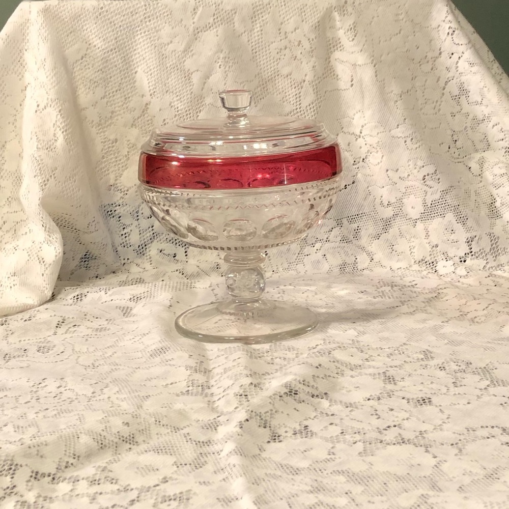 Vintage KING’S CROWN Compote/ Candy Dish